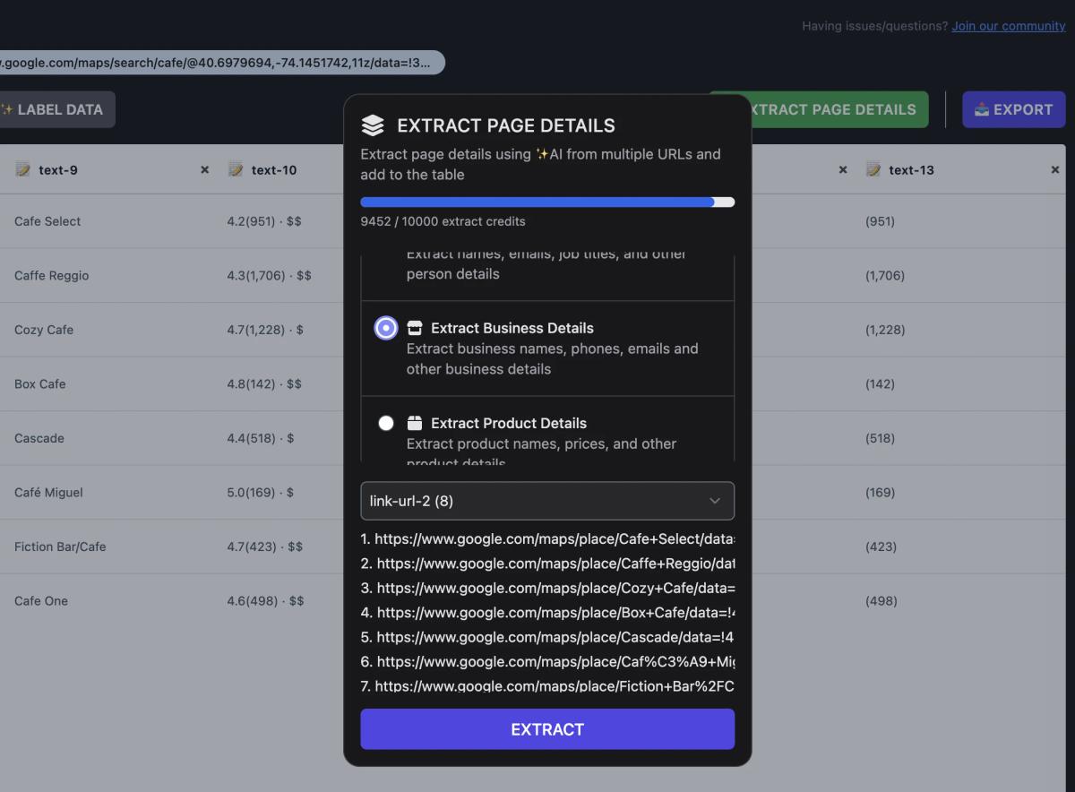 Deep Extraction on Mac